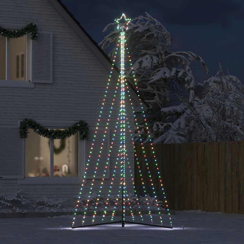 Albero di Natale a LED 570 LED Colorato 399 cm - homemem39