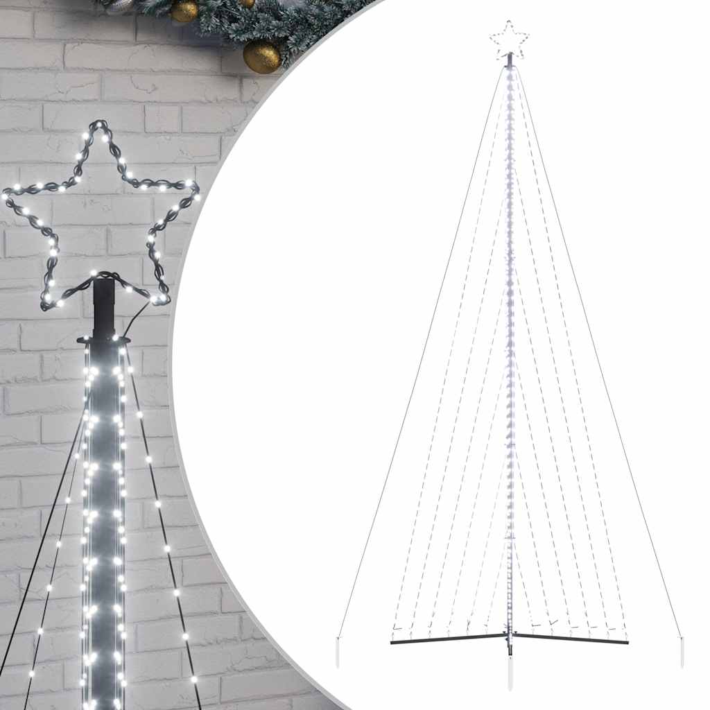 Albero di Natale a LED 789 LED Bianco Freddo 476 cm - homemem39