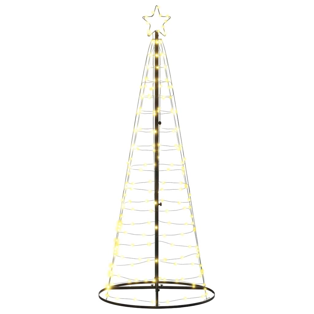 Albero di Natale a LED 200 LED Bianco Caldo 182 cm