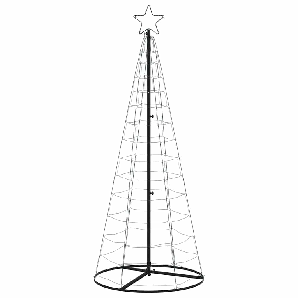 Albero di Natale a LED 200 LED Bianco Freddo 182 cm - homemem39