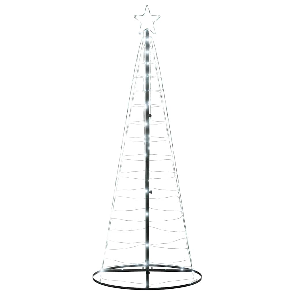 Albero di Natale a LED 200 LED Bianco Freddo 182 cm