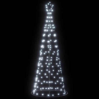 Albero di Natale a LED 200 LED Bianco Freddo 182 cm - homemem39