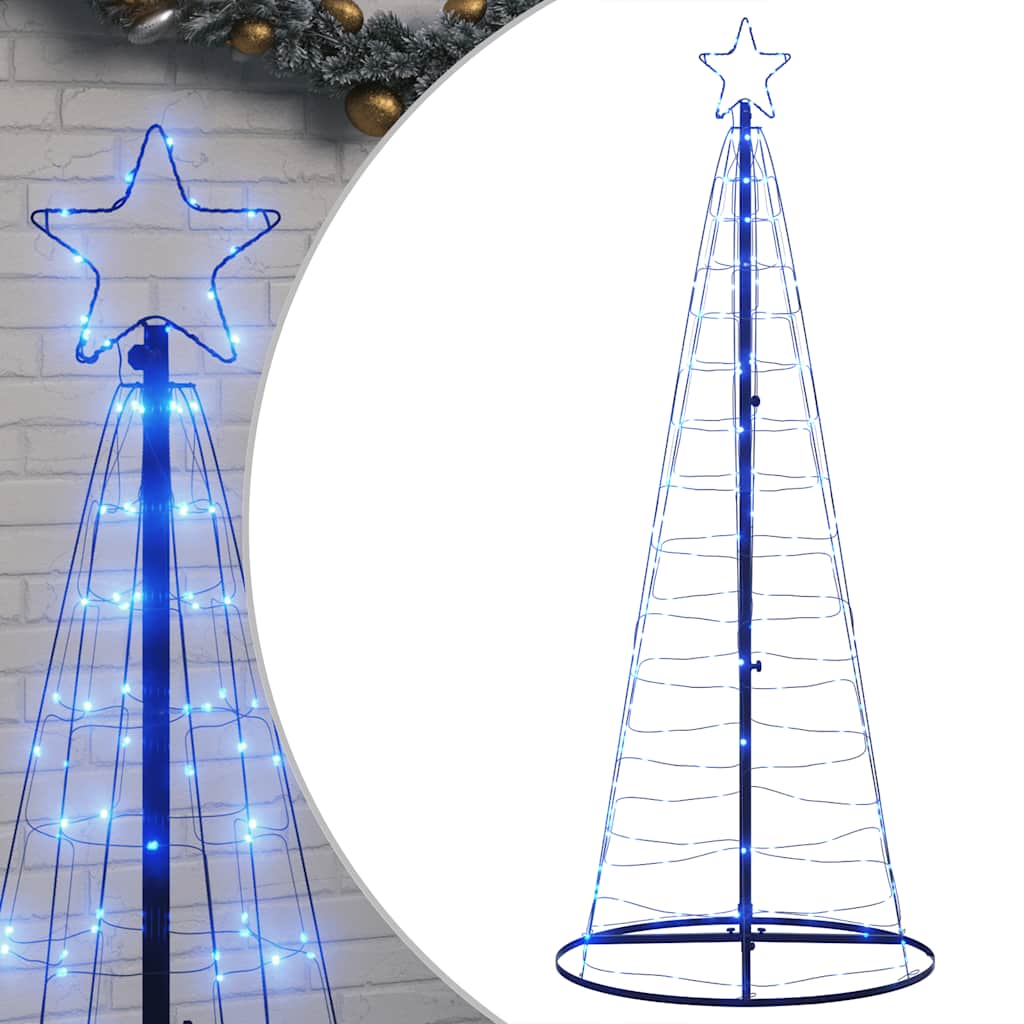Albero di Natale a LED 200 LED Blu 182 cm