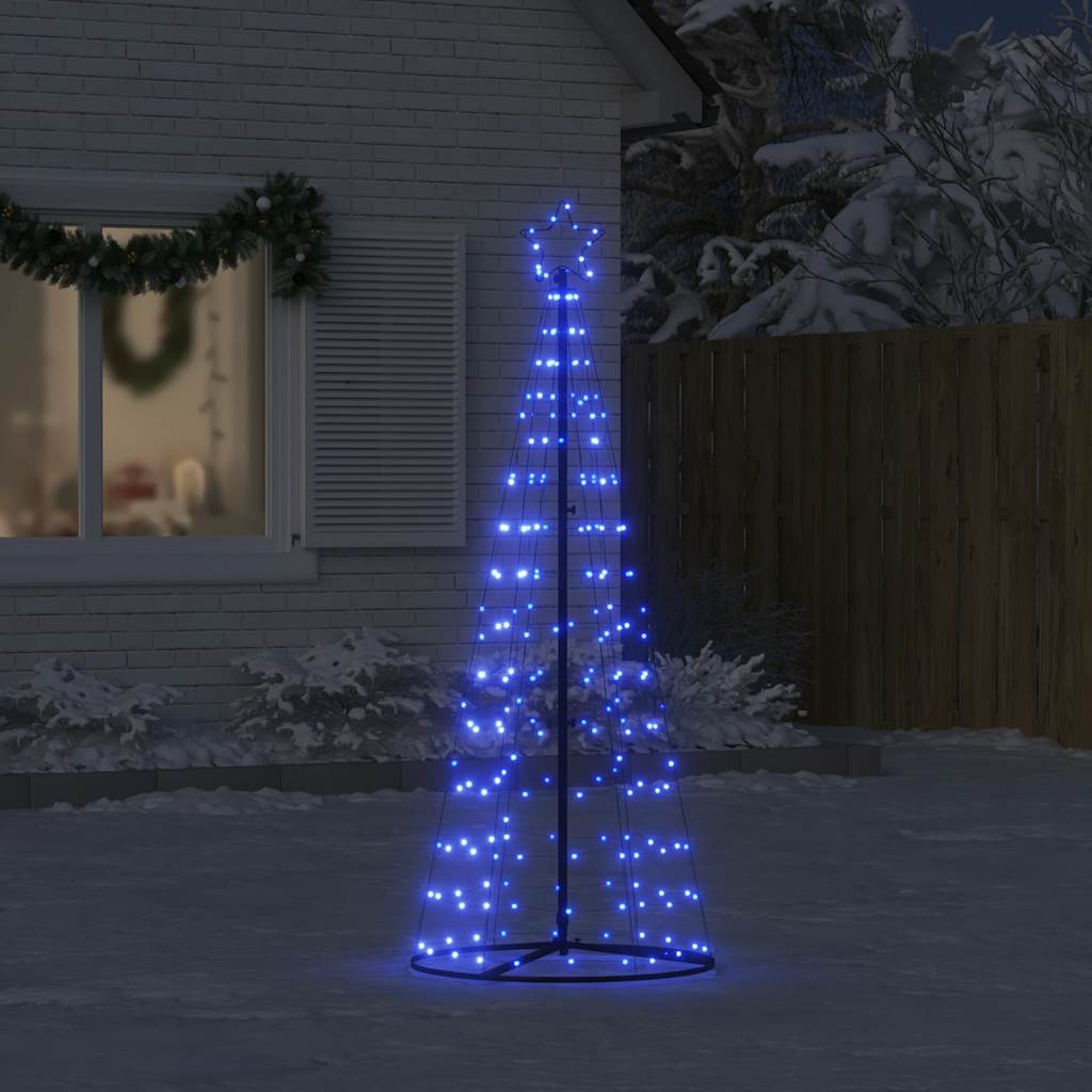 Albero di Natale a LED 200 LED Blu 182 cm