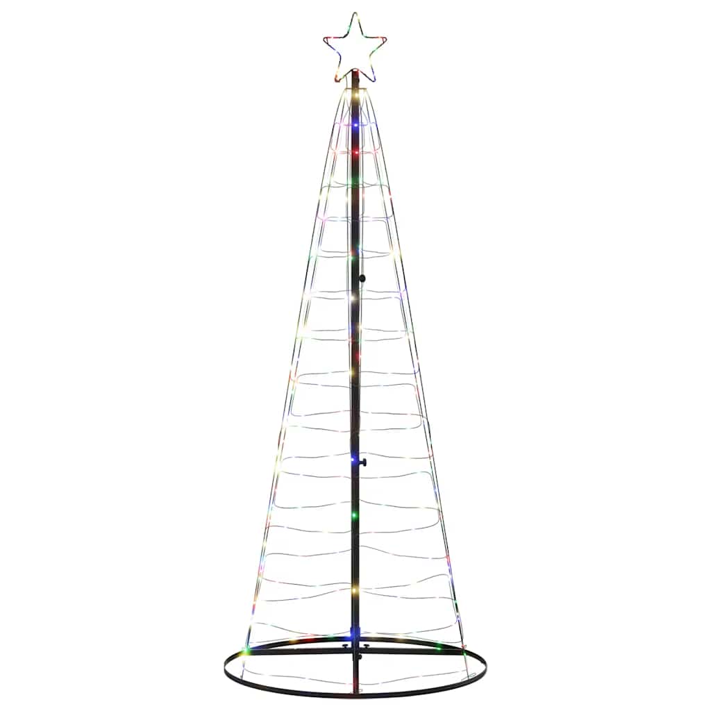 Albero di Natale a LED 200 LED Colorato 182 cm
