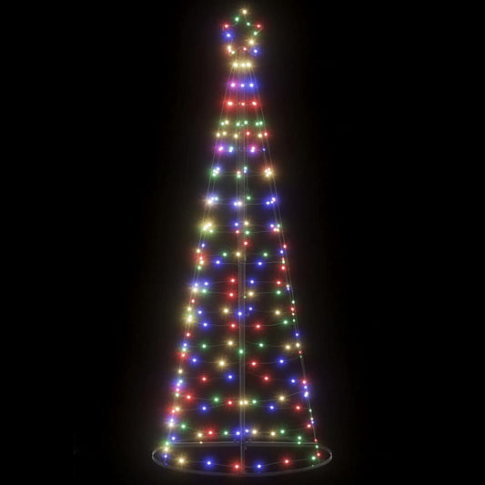 Albero di Natale a LED 200 LED Colorato 182 cm