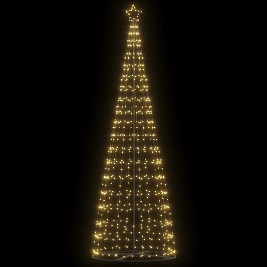 Albero di Natale a LED 550 LED Bianco Caldo 304 cm