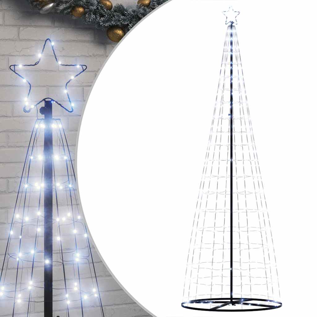 Albero di Natale a LED 550 LED Bianco Freddo 304 cm