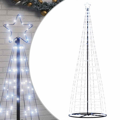 Albero di Natale a LED 550 LED Bianco Freddo 304 cm