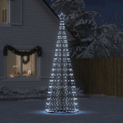 Albero di Natale a LED 550 LED Bianco Freddo 304 cm
