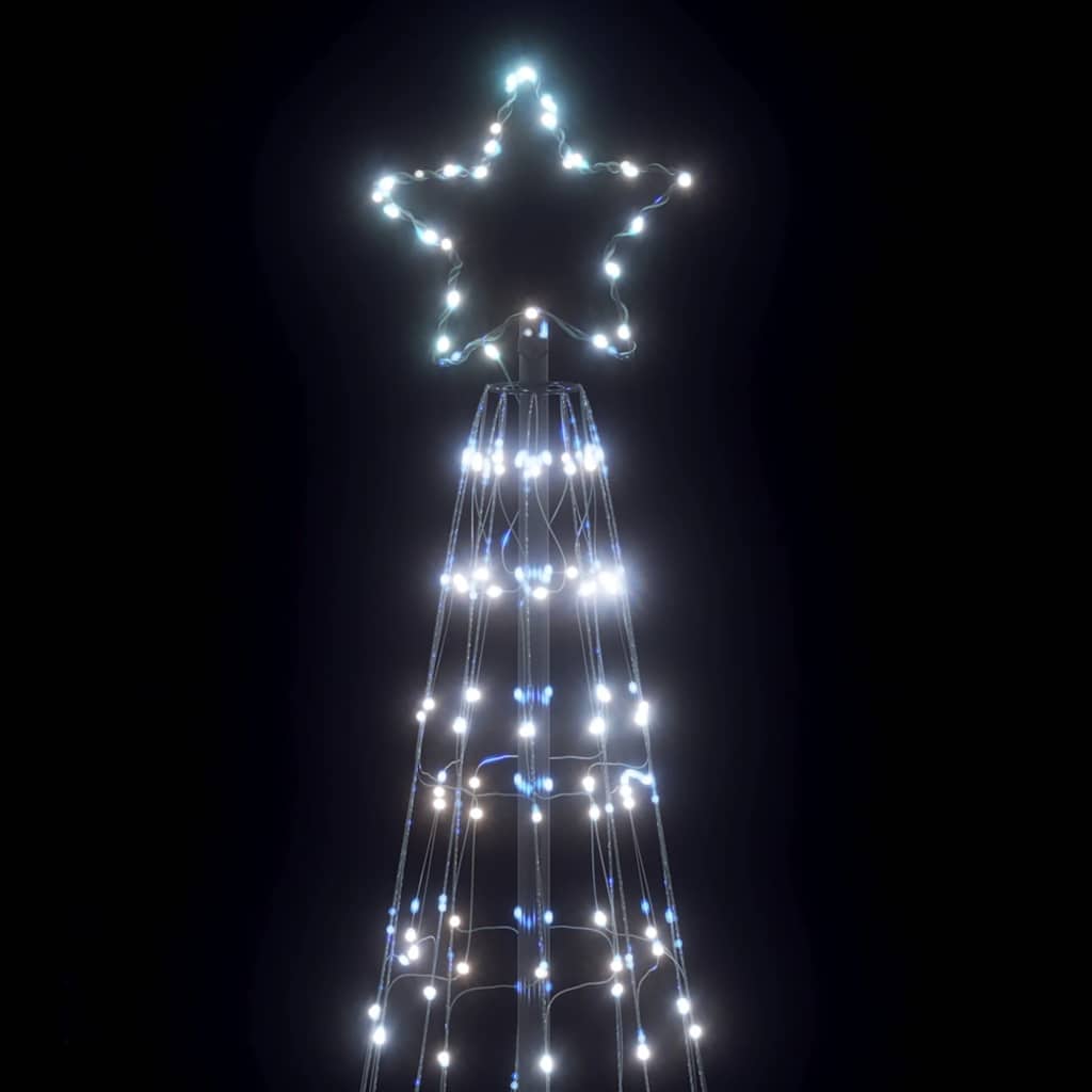 Albero di Natale a LED 550 LED Bianco Freddo 304 cm