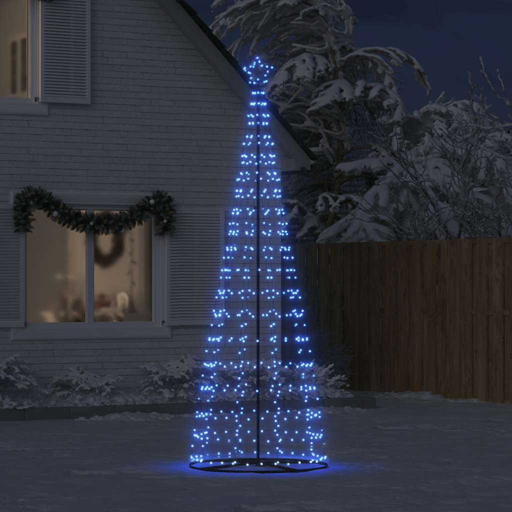 Albero di Natale a LED 550 LED Blu 304 cm