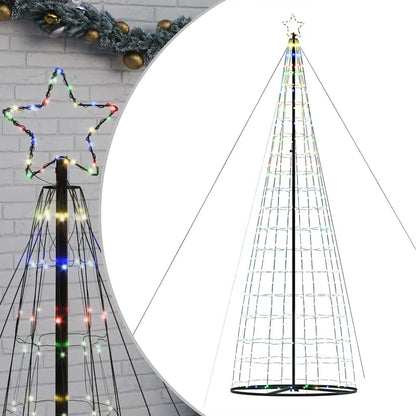 Albero di Natale a LED 1534 LED Colorato 503 cm