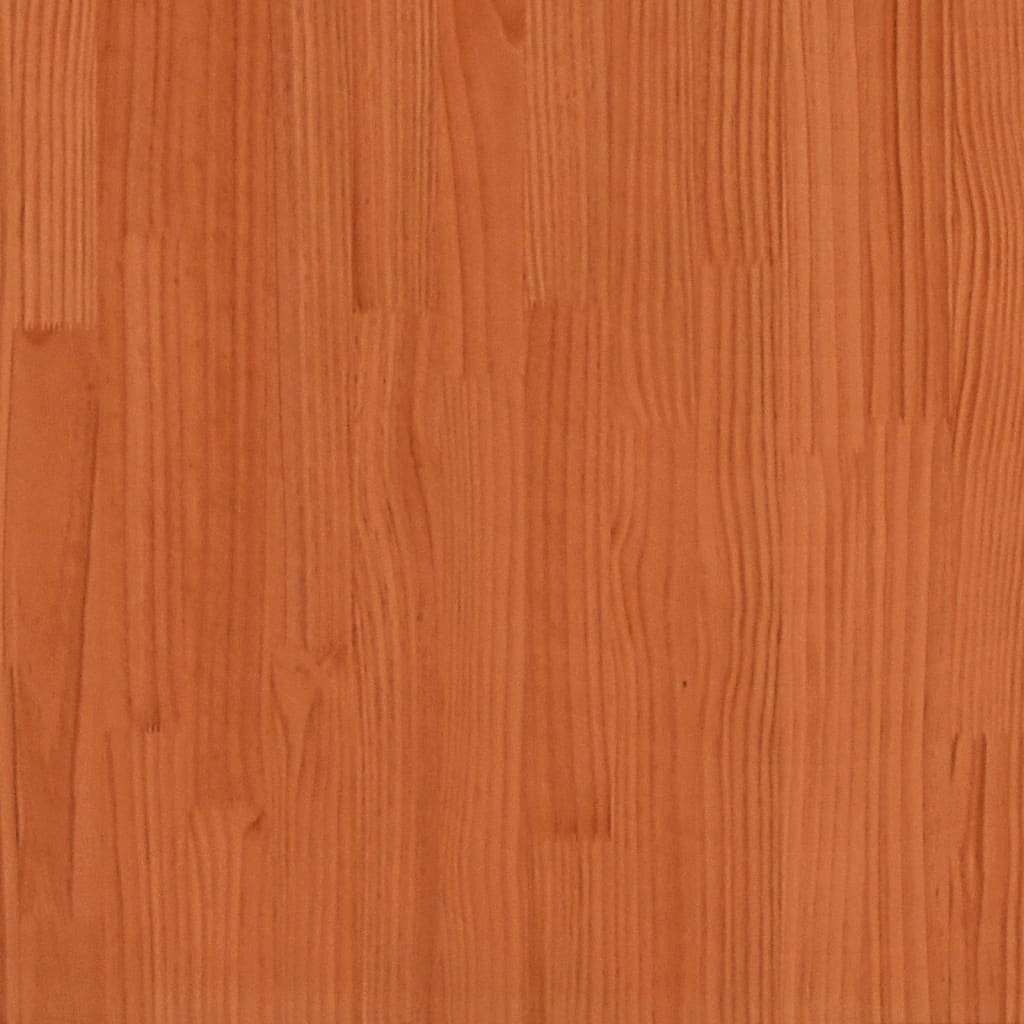 Letto senza Materasso Marrone Cera 120x190 cm in Legno di Pino | homemem39
