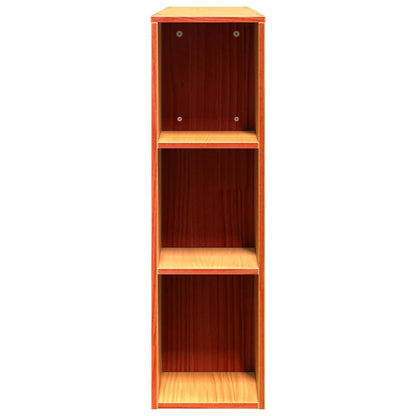 Testiera con Scomparti Marrone Cera 150 cm in Legno di Pino - homemem39