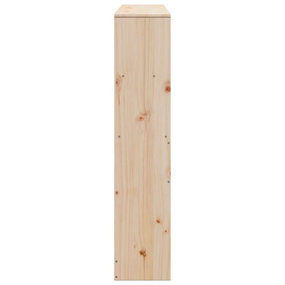 Testiera con Ripiani 140 cm in Legno Massello di Pino - homemem39