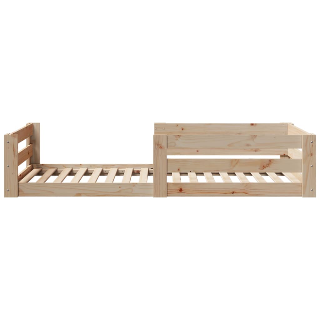 Giroletto senza Materasso 100x200 cm in Legno Massello di Pino | homemem39