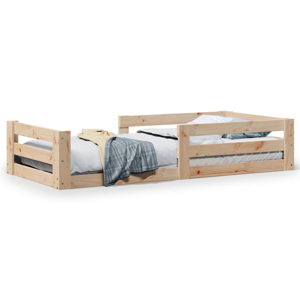 Letto senza Materasso 70x140 cm in Legno di Pino - homemem39
