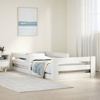 Giroletto senza materasso bianco 80x160 cm legno di pino | homemem39
