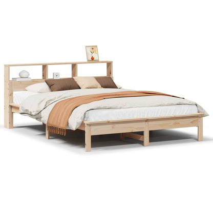 Letto Libreria senza Materasso 120x200cm Legno Massello di Pino | homemem39
