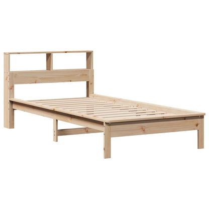 Letto Libreria senza Materasso 90x200 cm Legno Massello Pino | homemem39