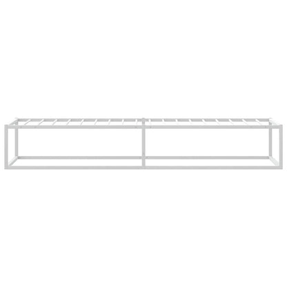 Giroletto senza Materasso Bianco 90x200 cm in Metallo - homemem39