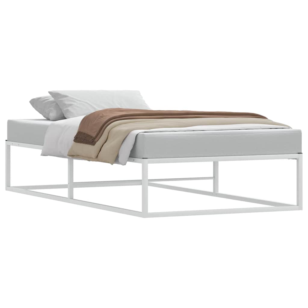 Giroletto senza Materasso Bianco 100x200 cm in Metallo | homemem39