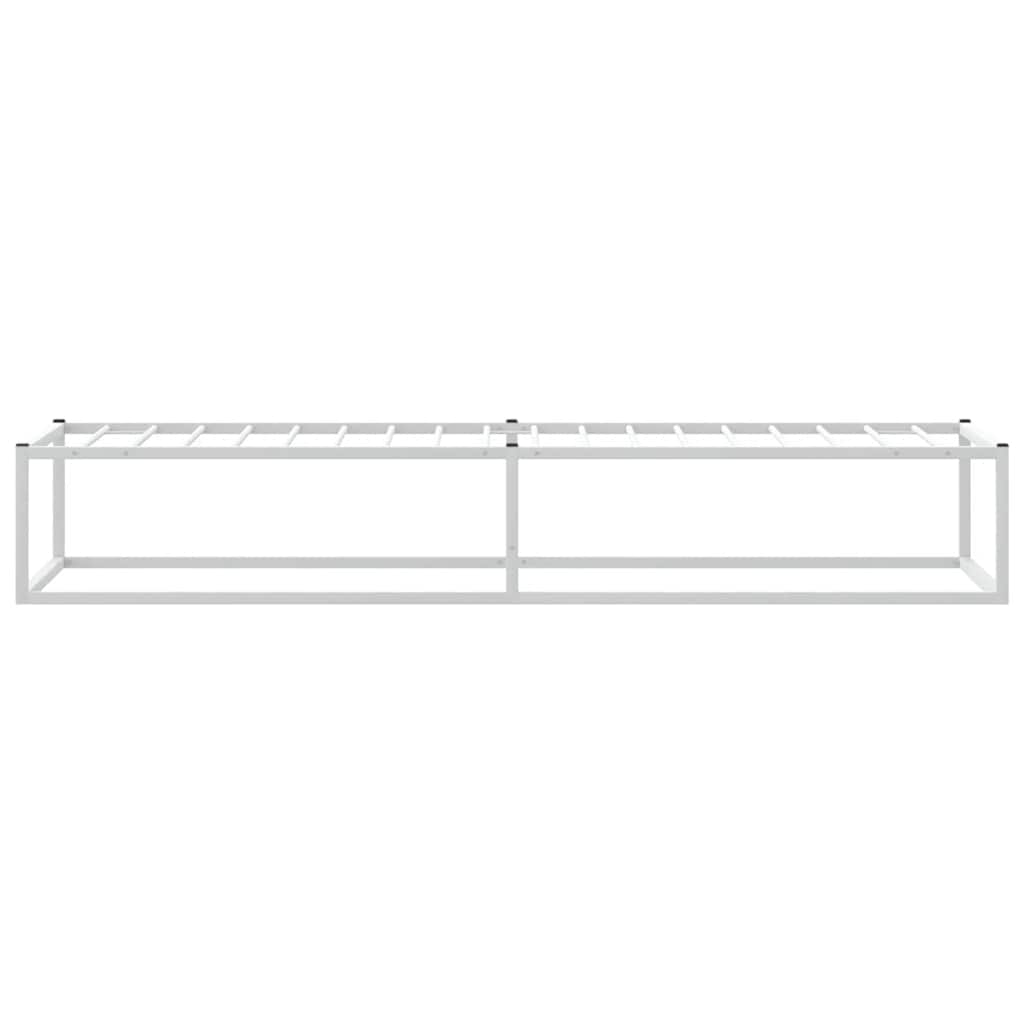 Giroletto senza Materasso Bianco 100x200 cm in Metallo | homemem39