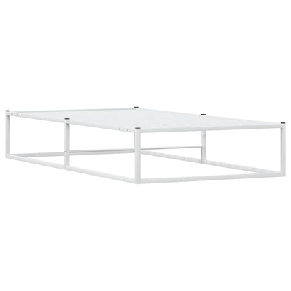 Giroletto senza Materasso Bianco 100x200 cm in Metallo | homemem39