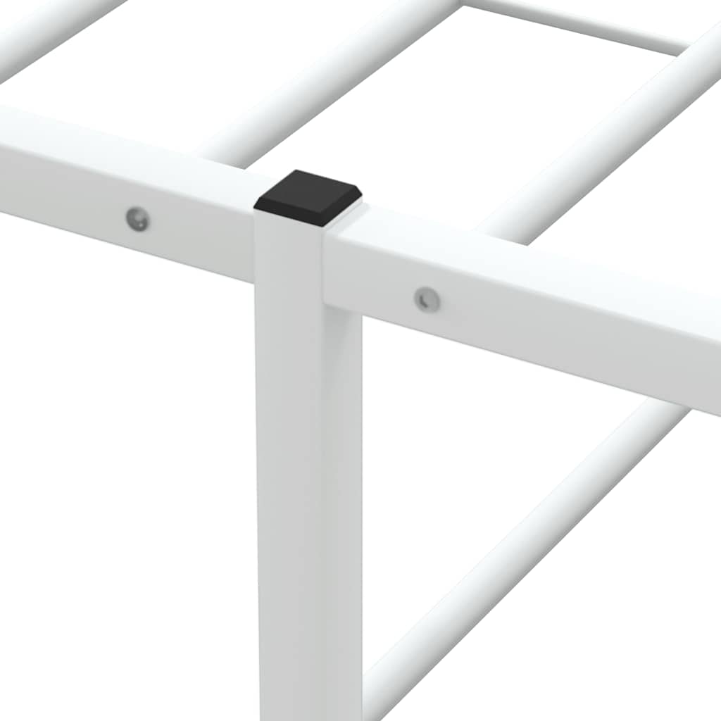 Giroletto senza Materasso Bianco 100x200 cm in Metallo | homemem39