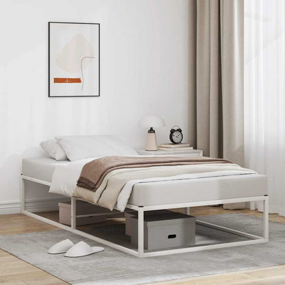 Giroletto senza Materasso Bianco 100x200 cm in Metallo | homemem39