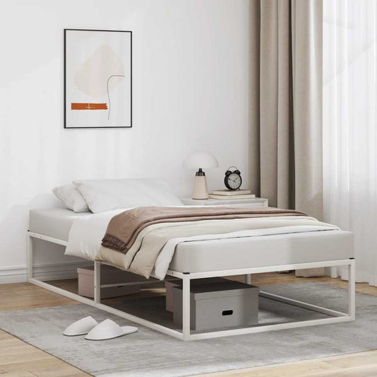 Giroletto senza Materasso Bianco 100x200 cm in Metallo | homemem39