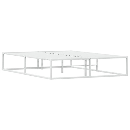 Giroletto senza Materasso Bianco 140x200 cm in Metallo