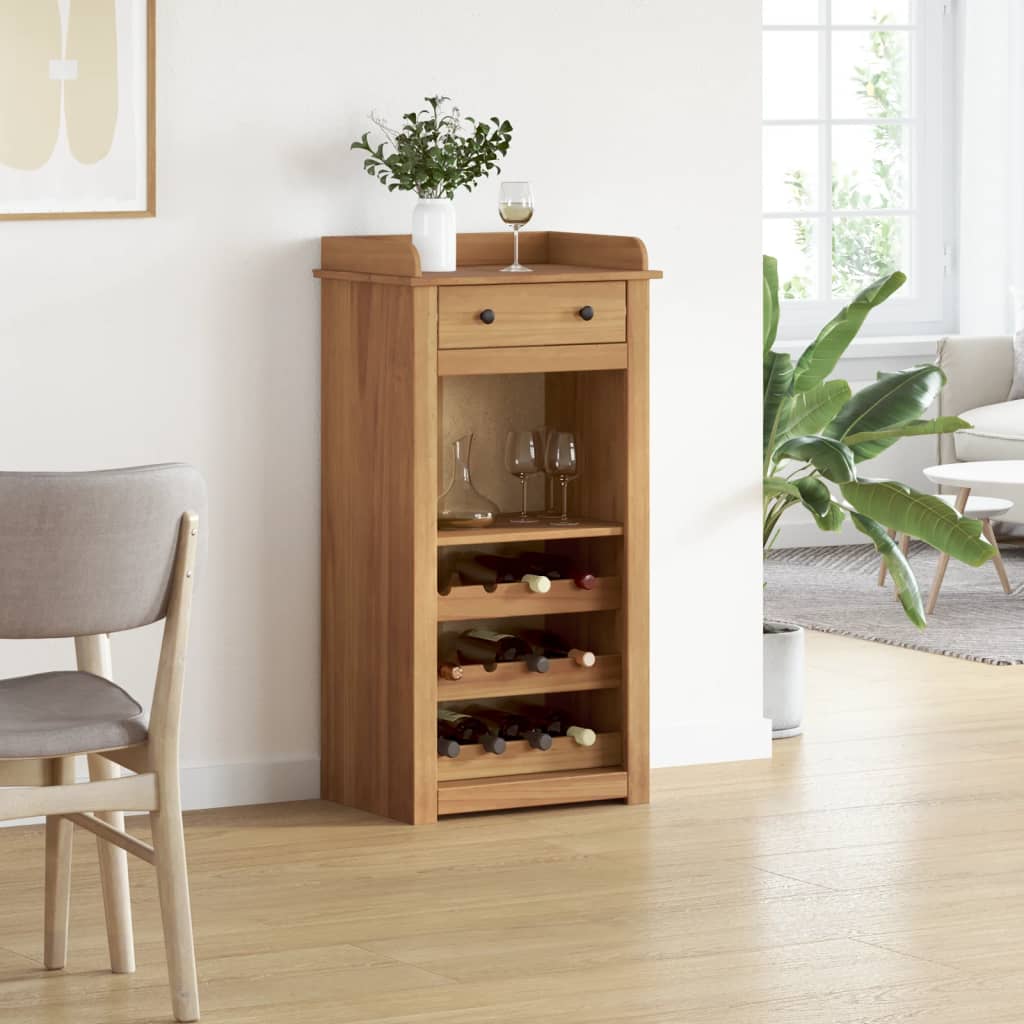 Cantinetta per Vini Panama 57x40x111,5cm Legno Massello di Pino - homemem39