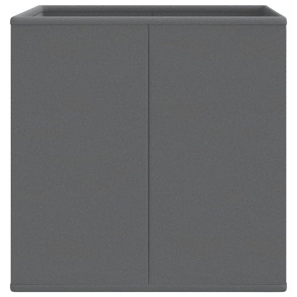 Scatole Portaoggetti 4 pz Grigio 32x32x32cm Tessuto non Tessuto