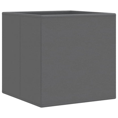 Scatole Portaoggetti 10pz Grigio 32x32x32cm Tessuto non Tessuto