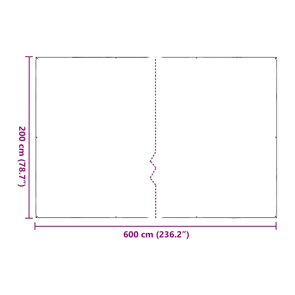 Copertura per Piante con Occhielli 2x6 m in Polietilene | homemem39
