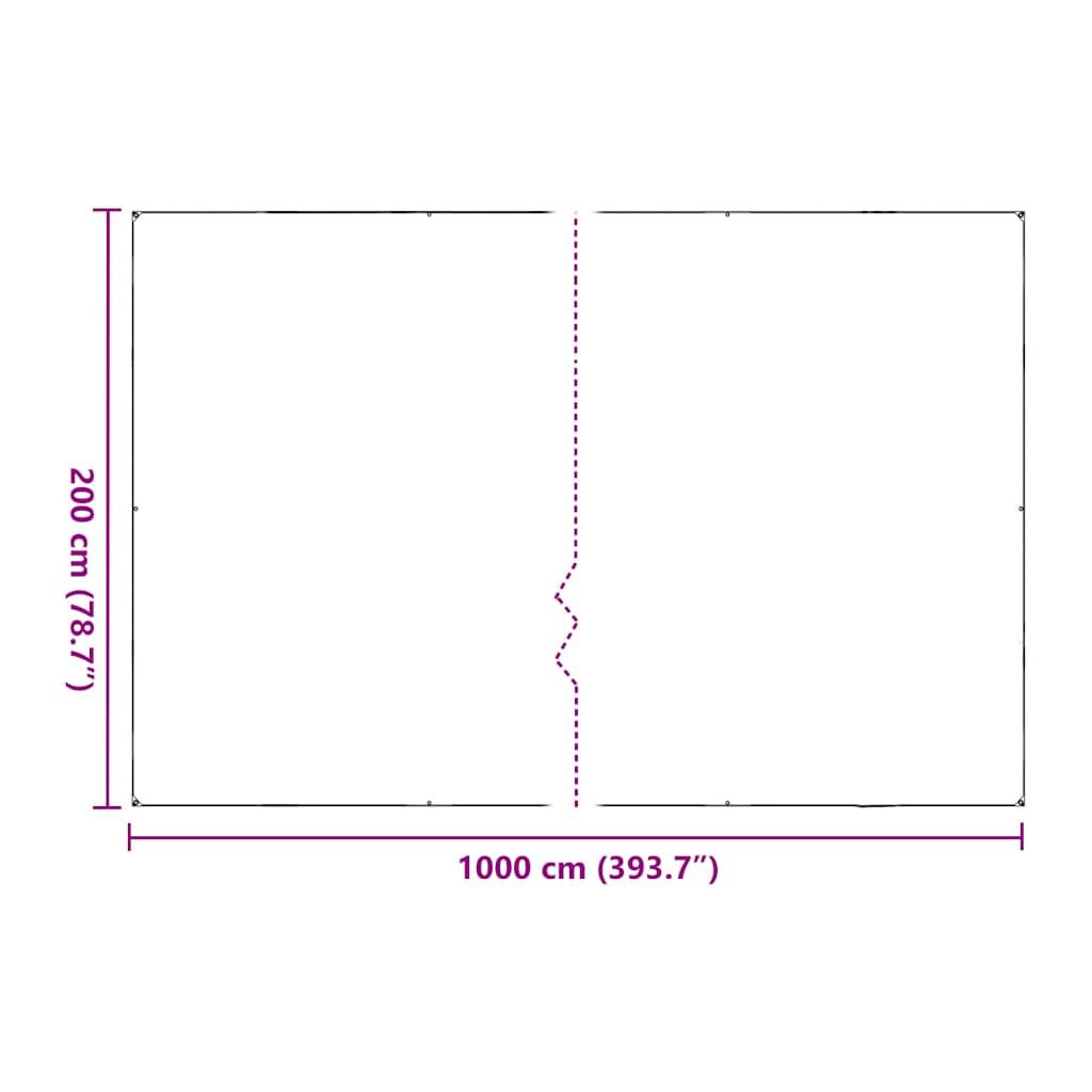 Copertura per Piante con Occhielli 2x10 m in Polietilene | homemem39