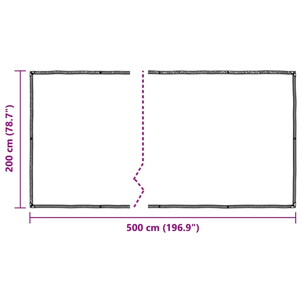 Copertura per Piante con Occhielli 2x5 m in Polietilene | homemem39