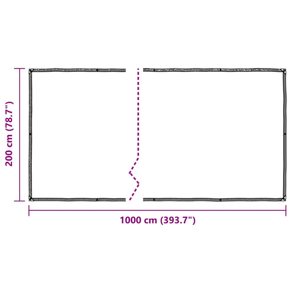 Copertura per Piante con Occhielli 2x10 m in Polietilene | homemem39