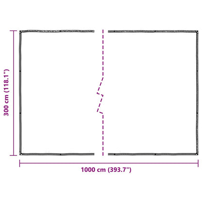 Copertura per Piante con Occhielli 3x10 m in Polietilene | homemem39
