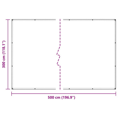 Copertura per Piante con Occhielli 3x5 m in PVC | homemem39