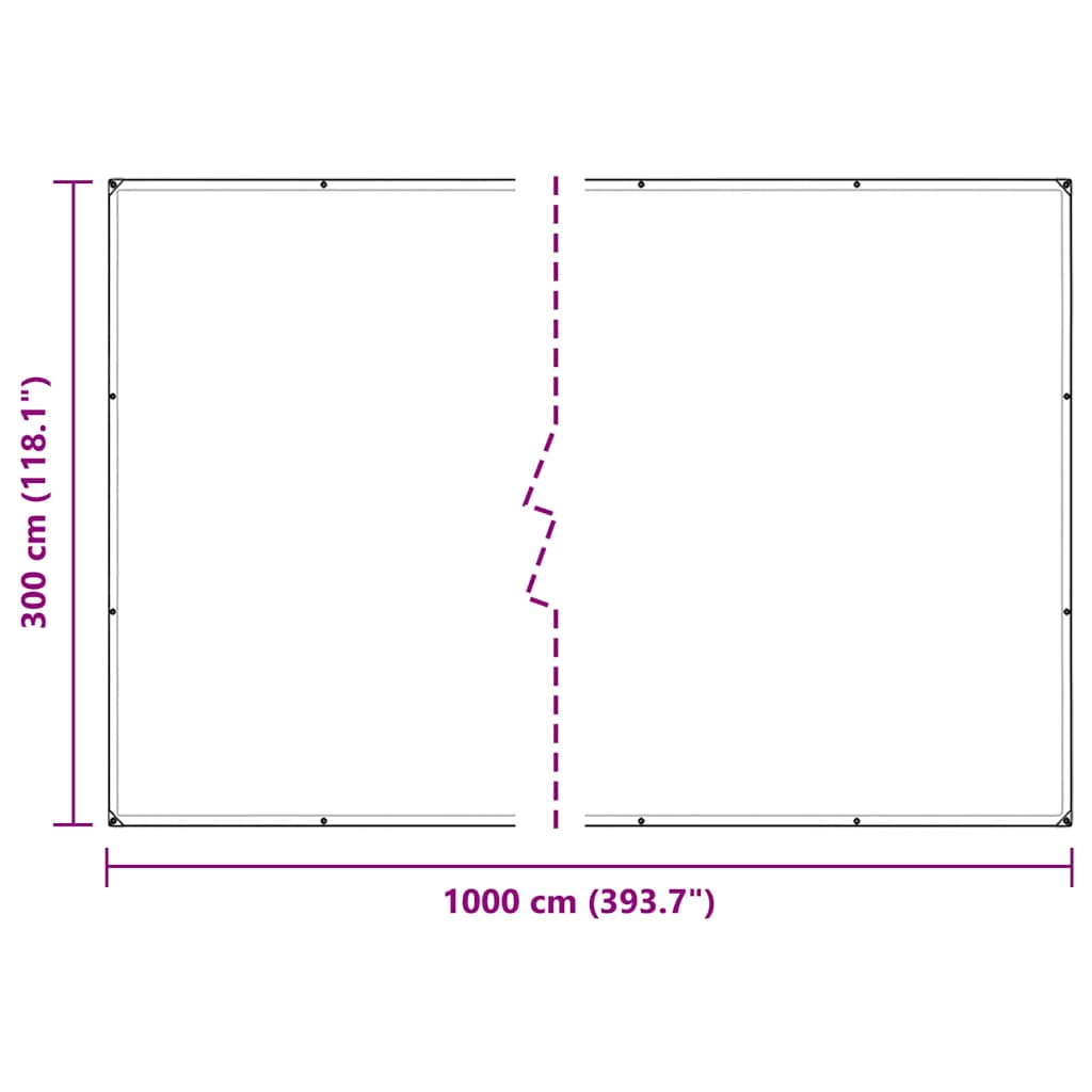 Copertura per Piante con Occhielli 3x10 m PVC | homemem39
