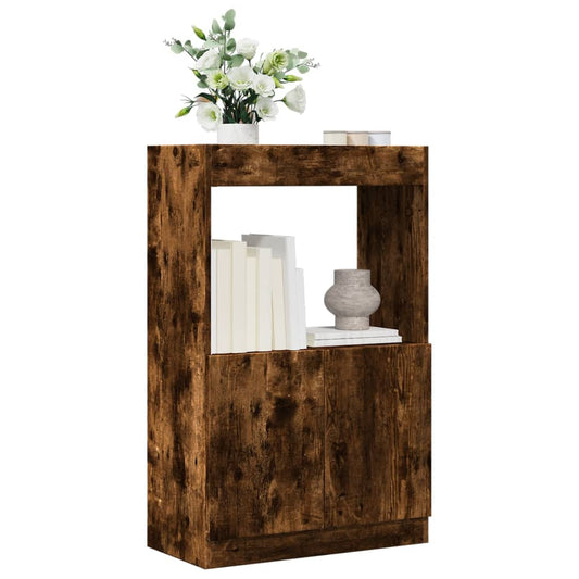 Credenza Rovere Fumo 63x33x100 cm in Truciolato | homemem39