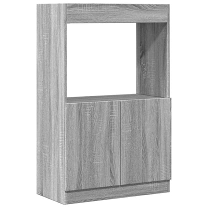 Credenza Grigio Sonoma 63x33x100 cm in Truciolato | homemem39