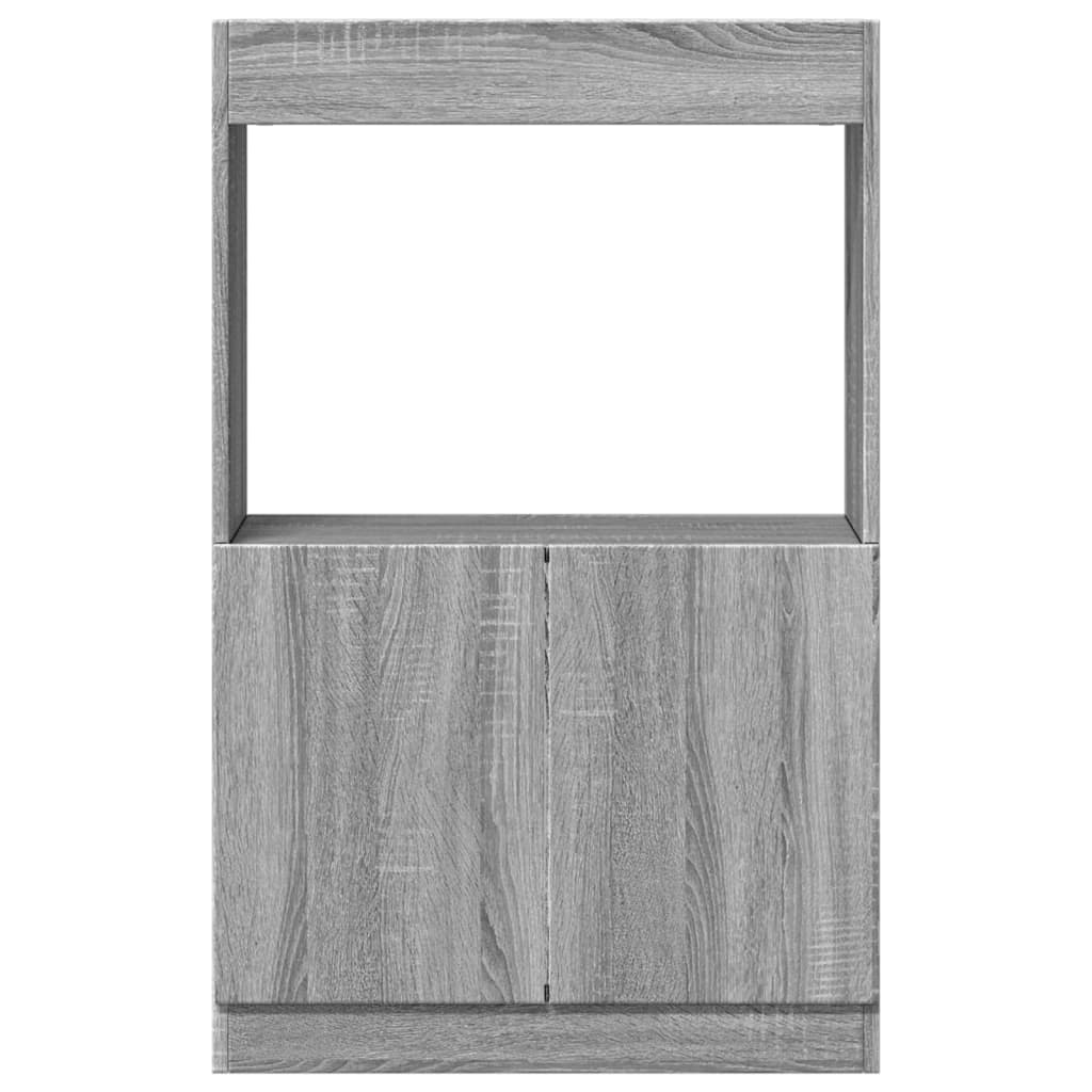 Credenza Grigio Sonoma 63x33x100 cm in Truciolato | homemem39