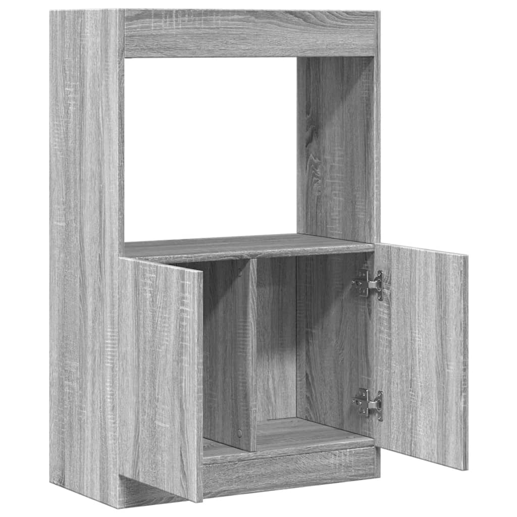 Credenza Grigio Sonoma 63x33x100 cm in Truciolato | homemem39