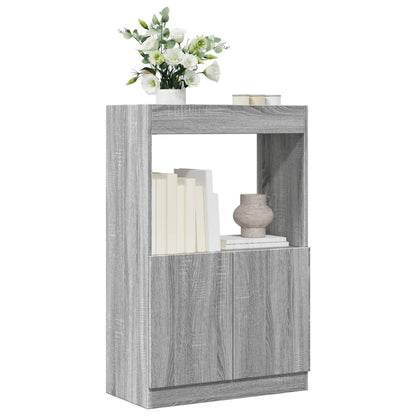 Credenza Grigio Sonoma 63x33x100 cm in Truciolato | homemem39