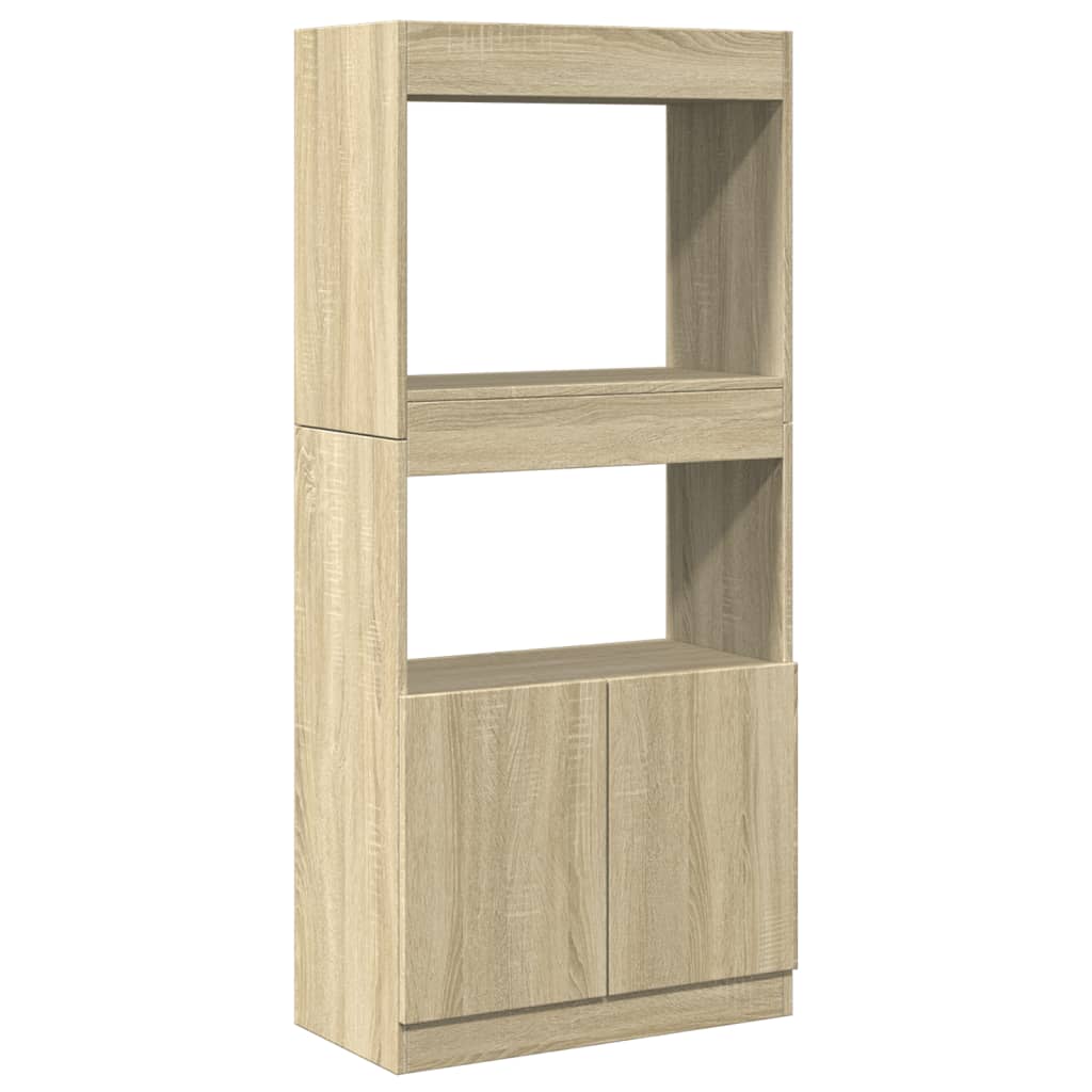 Credenza Rovere Sonoma 63x33x140 in Truciolato | homemem39