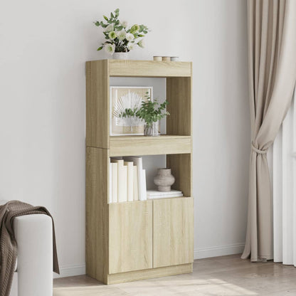 Credenza Rovere Sonoma 63x33x140 in Truciolato | homemem39